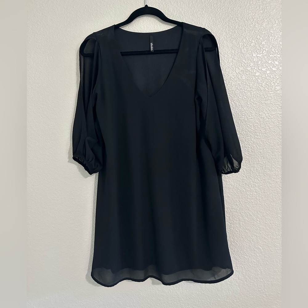 Black dress from Lulus